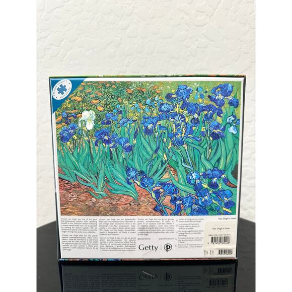PAPERBLANKS | Van Gogh’s Irises 1000 Piece Jigsaw Puzzle Getty Museum Art - Picture 3 of 4